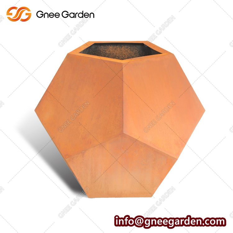 For Home & Garden Corten Steel Flower Bed Corten Steel Flower Pot