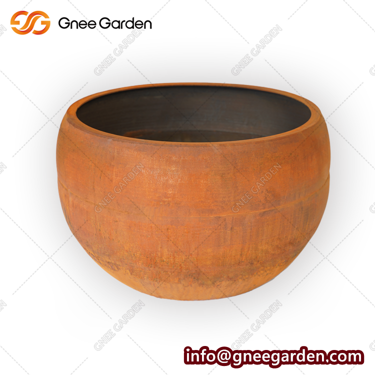 Outdoor Raised Garden Corten Steel Planters Box Large Flower Pot