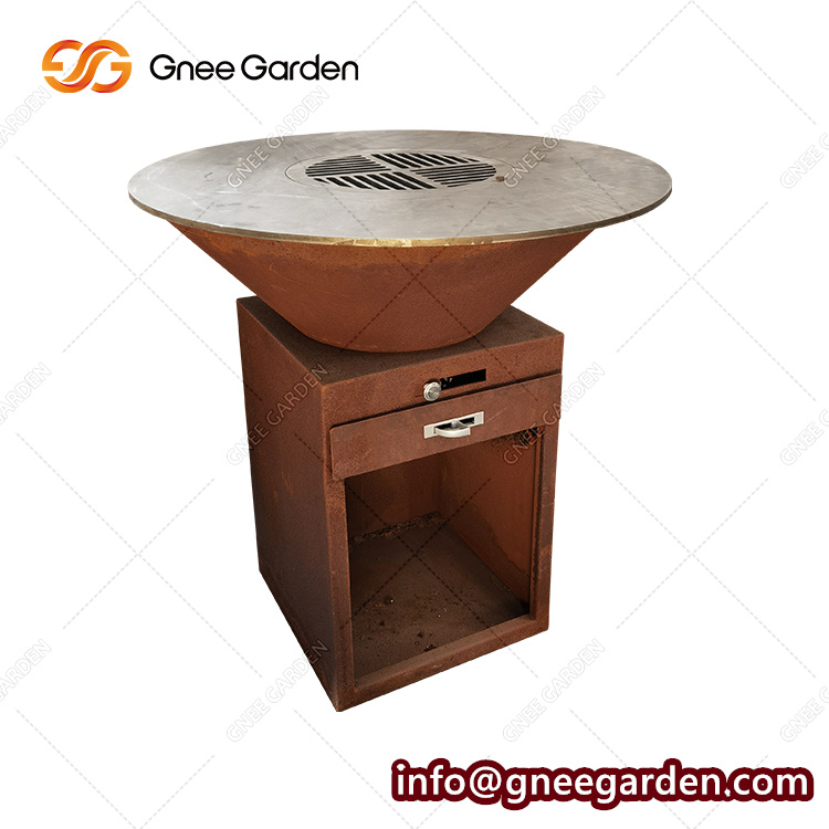 Custom Folding Bbq Grill Outdoor Firepit Backyard Camping Brazier Heater Fire Pit