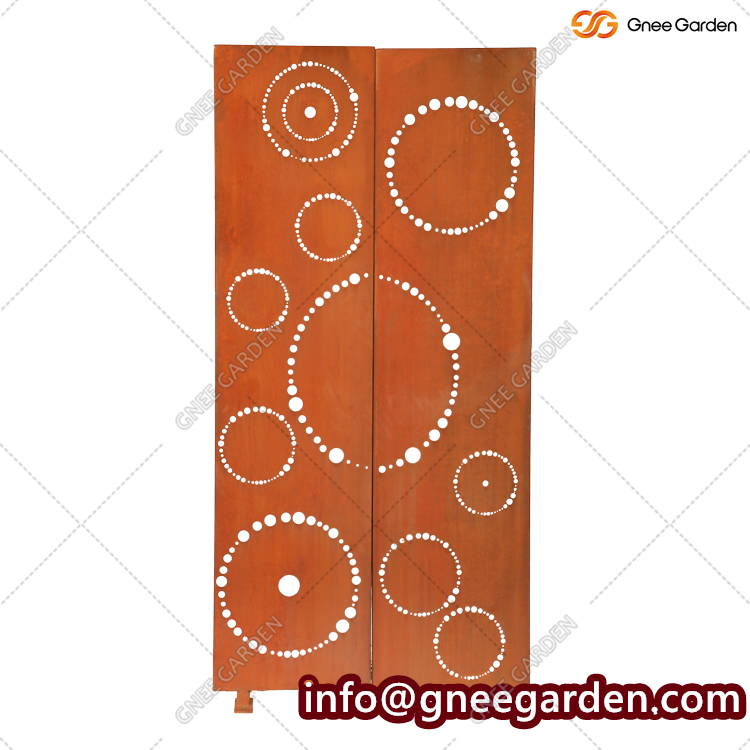 Decorative Metal Screen Corten Steel Metal Outdoor Decorative Screen