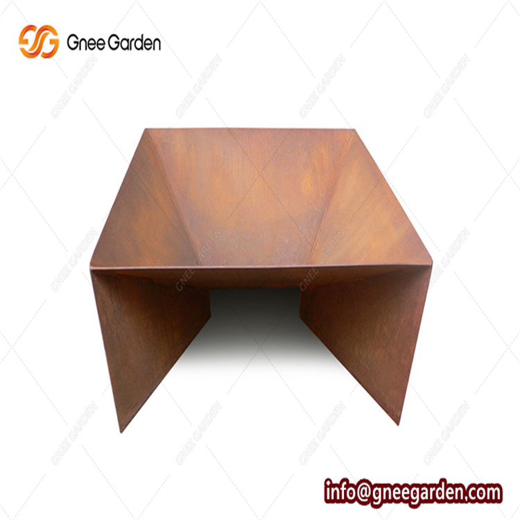 Classic Campfire Brazier Assembled Fire Pit Ring Bonfire Round Portable Firepit