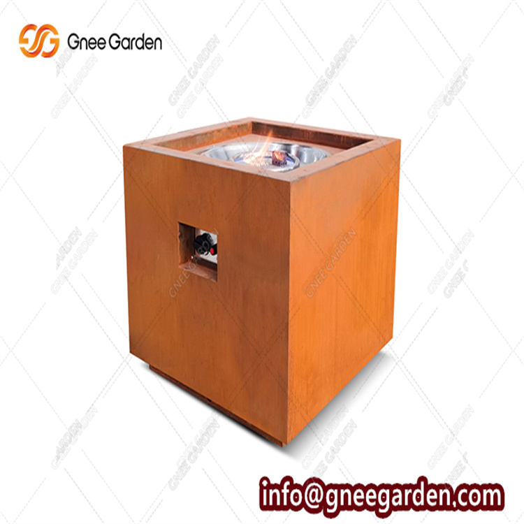 Rusty Corten Steel Wood Burning Outdoor Fire Pit Corten Steel Fire Pit BBQ Gas Grill BBQ Grill