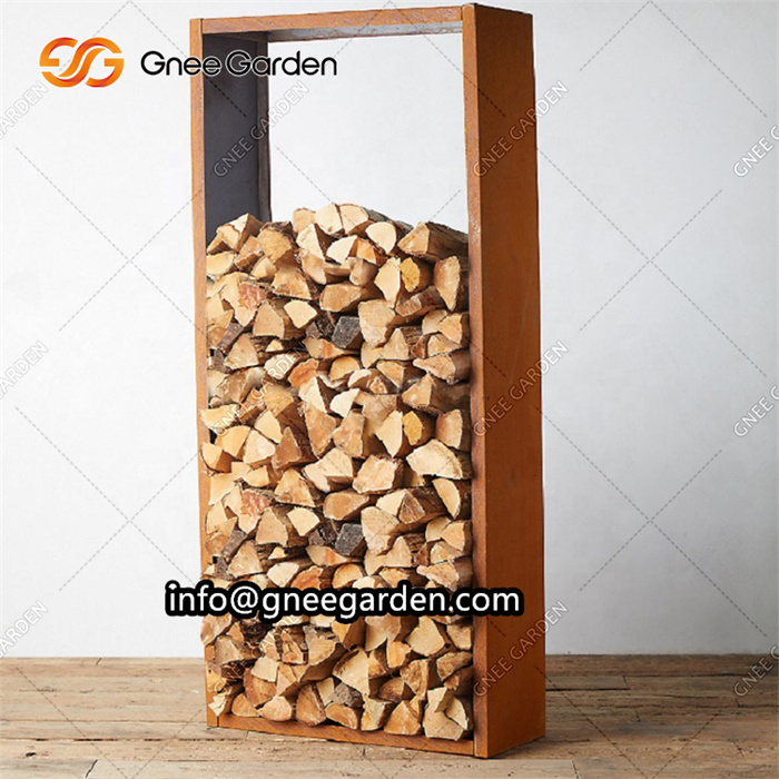Modern Design Indoor Storage Firewood Rack For Fireplace