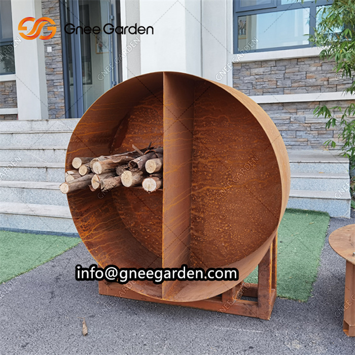 Firewood Rack Round New Product Firewood Holders Fireplace Log Rack Wood Storage