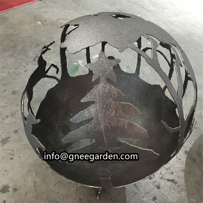 Garden Decor Backyard Wood Burner Patio Fire Pits Sphere