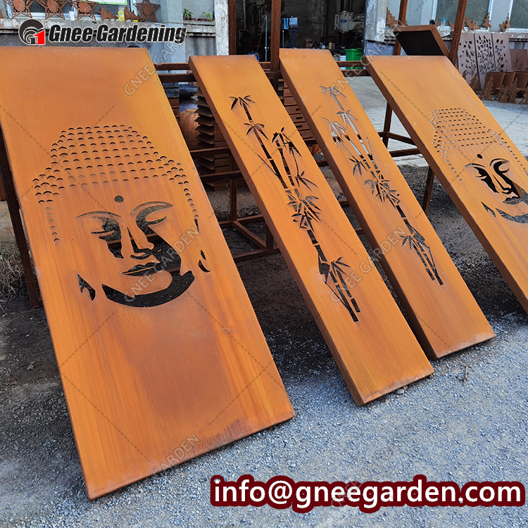 Corten Steel Screens Curtain Wall Art Screen For Building
