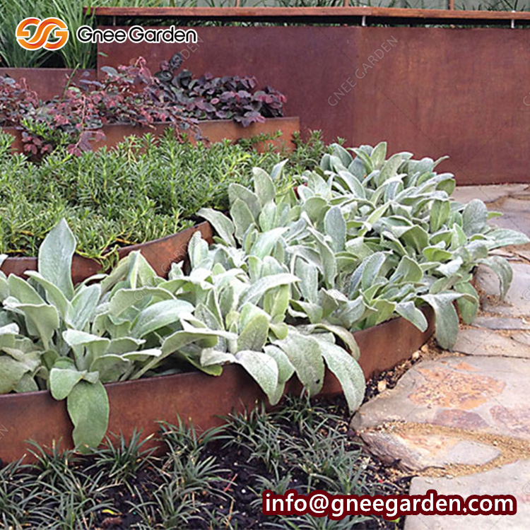 Custom Landscape Edging For Landscaping Outdoor Decorative Garden Steel Edging Rusted