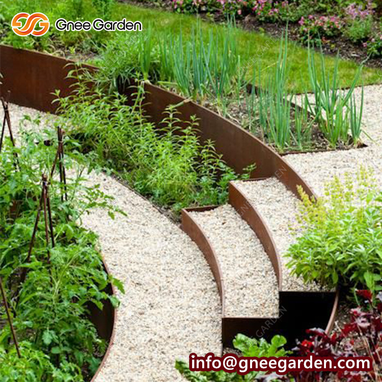 Large Outdoor Corten Steel Customized Metal Planter