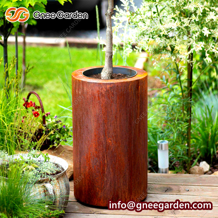 For Home & Garden Corten Steel Flower Bed Corten Steel Flower Pot