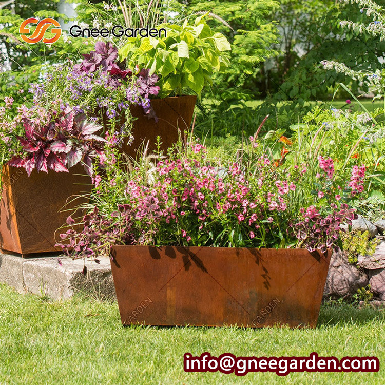 Metal Gardening Flower Planter Hanging Metal Planter Hanging Flower Pot Metal