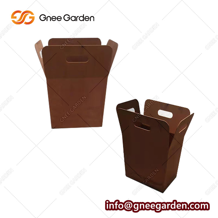 Outdoor Indoor Home Garden House Plant Pots Antirust Corten Steel Balcony Planter