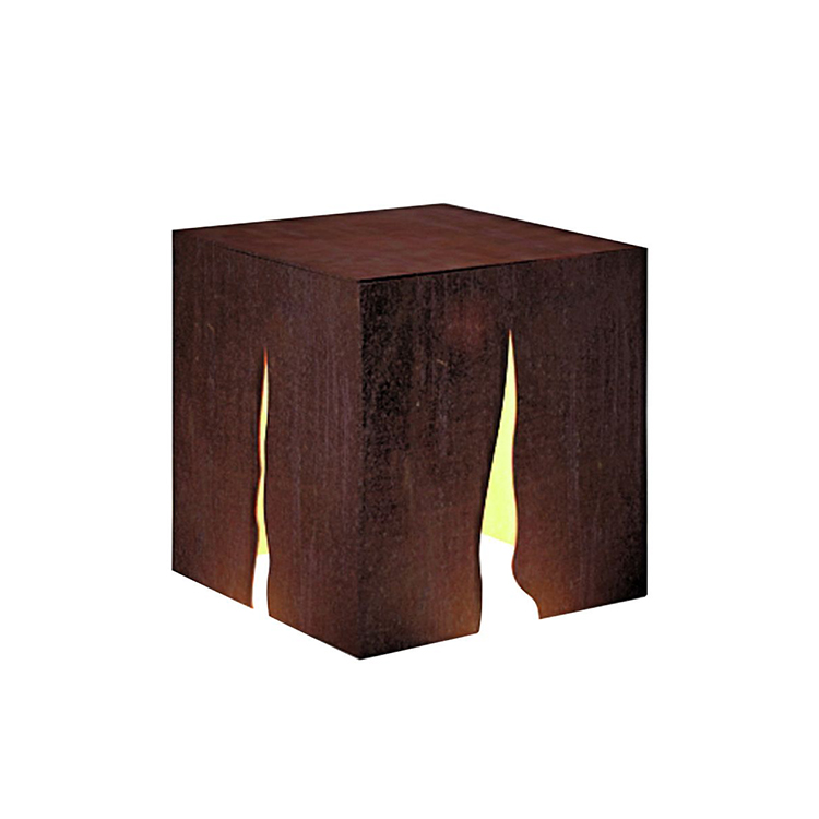 Corten Steel Bollard Light For Outdoor Lighting