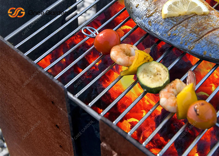 Bbq Grill Firepit Charcoal Grill For Garden