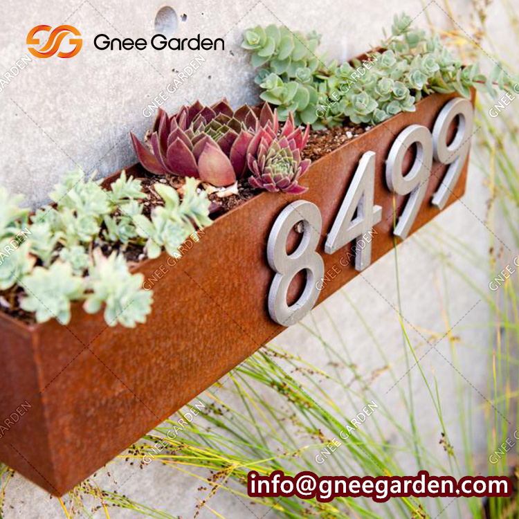 Corten Steel Screen Laser Cut Indoor & Outdoor Decoration Metal Steel Garden Screen
