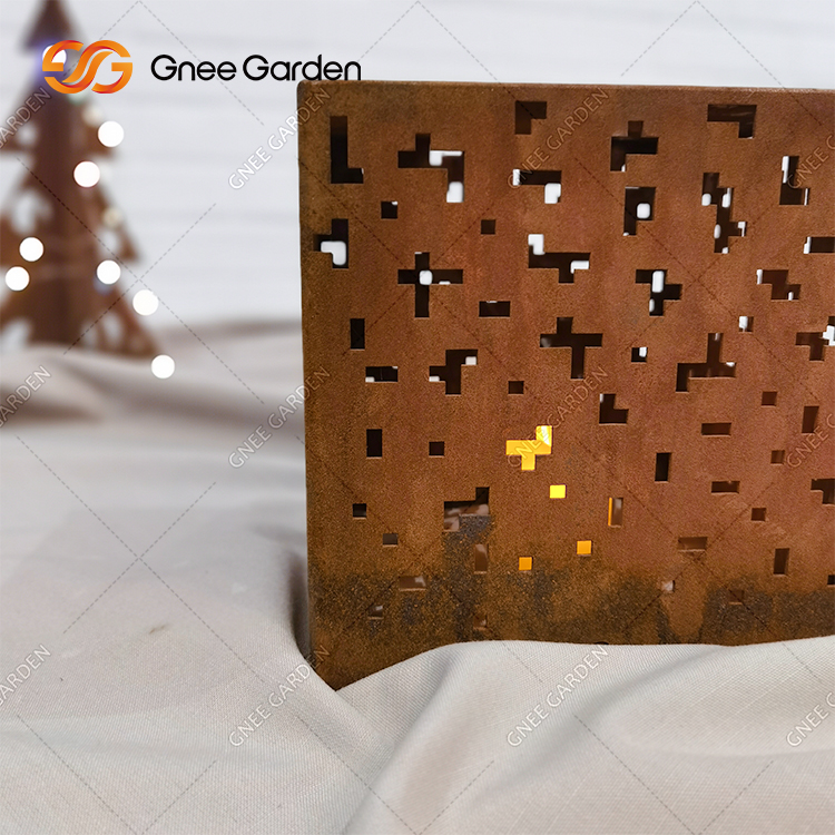Corten Steel Boxes Waterproof Landscape