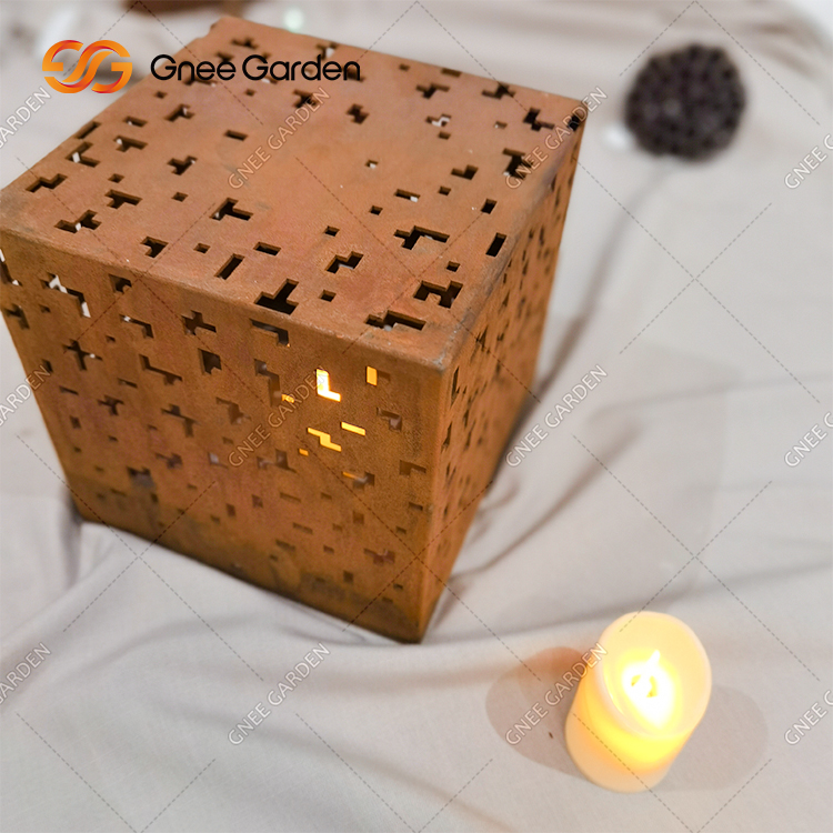 Corten Bollard Lights Decoration Landscape