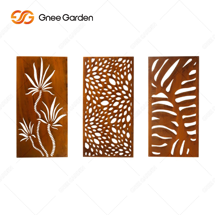 Corten Garden Screens Metal Privacy Screens