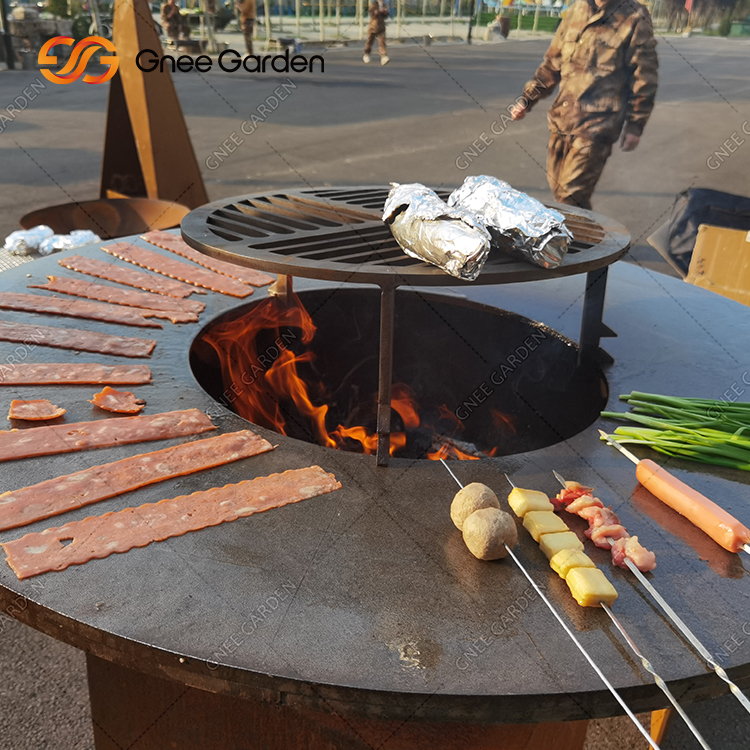 Fire Pit Cooking Grate Charcoal Grill Fire Pit