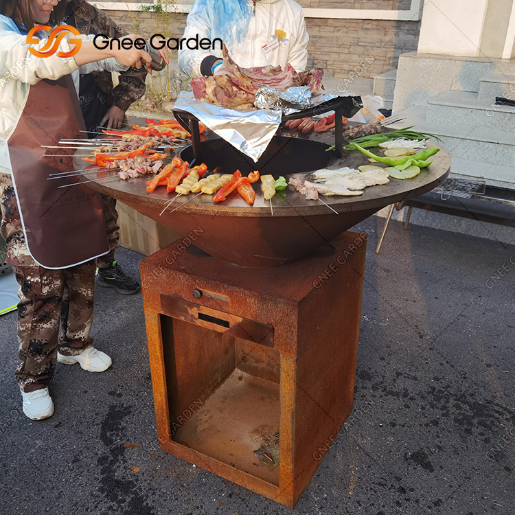 Heavy Duty Fire Pit Grill Wood Roasting Grill