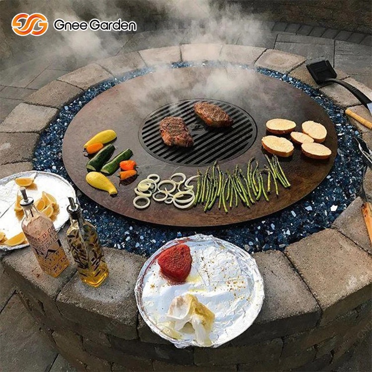 Firepits With Bbq Wood Burning Bbq Fire Pit