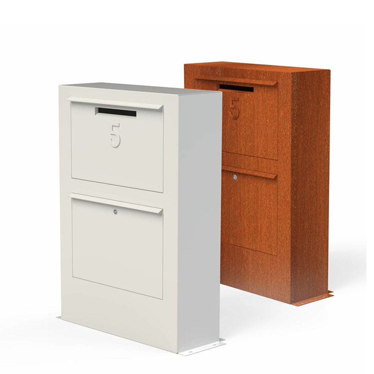 Outdoor Mailbox Freestanding Safe Lockable Post Boxes Parcel Delivery Mailing Box for Home External Letter Box Manufacturer