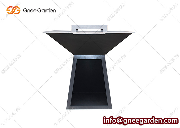 Barbeque Grill Outdoor Charcoal Smoker 3mm Thick Fire Grill Corten Steel BBQ