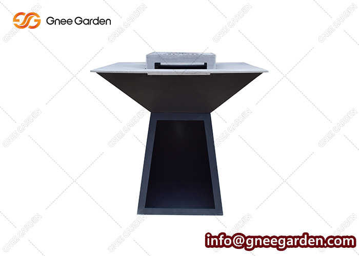 Corten Steel BBQ Grill New Fireplace Wood Fired Smoker Brazier Kitchen Commercial Rusty Metal Fire Pit