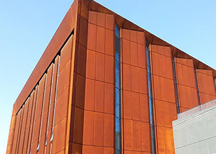 Weathering Steel Retaining Wall Perforated Sheets