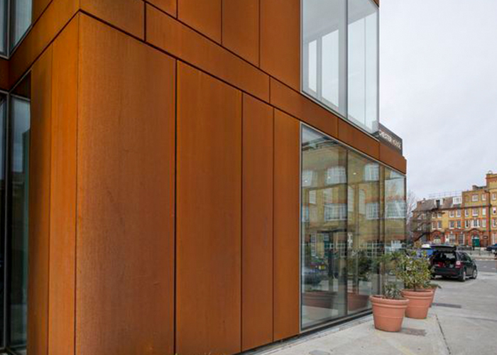 Corten Metal Wall Panels Custom Shape