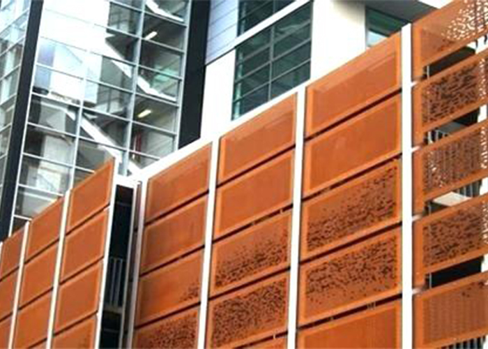 Corten Steel Retaining Wall Exterior For Garden
