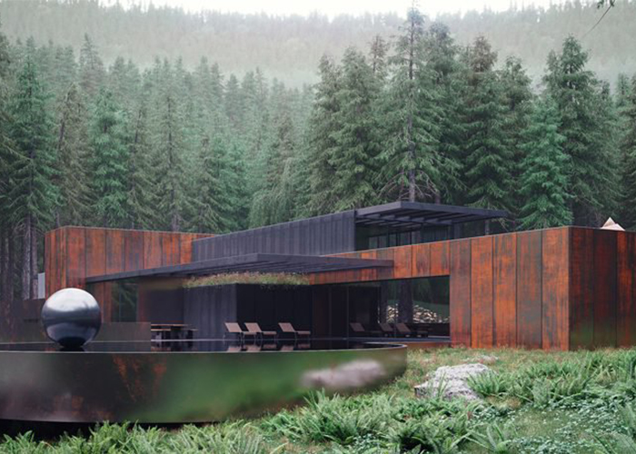 Corten Retaining Wall Outdoor Wall Panels