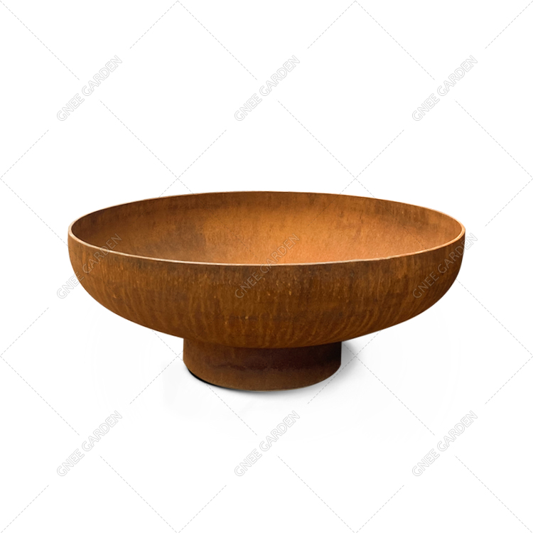 Corten metal modern fire pits /outdoor mini BBQ firepit