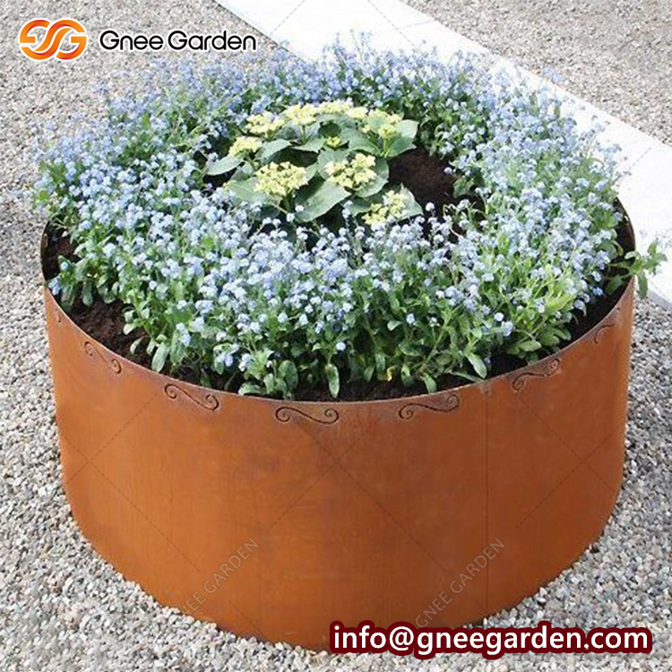 Rusty Metal Raised Bed Corten Steel Raised Garden Beds