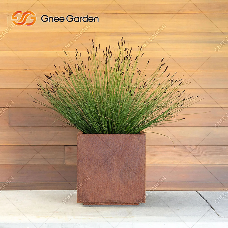 Corten Steel Planters Homebase Garden