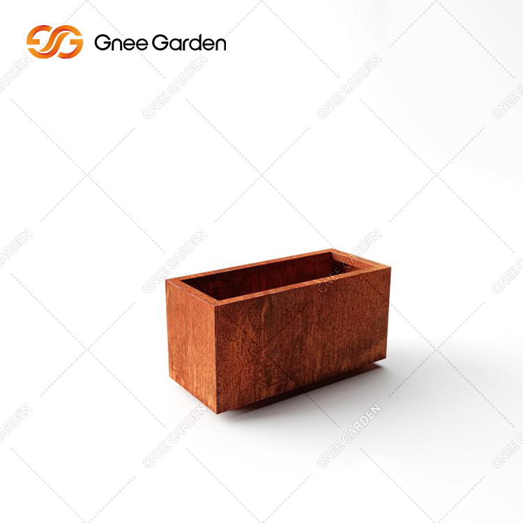 Modern Design Gnee Garden Corten Steel Planter