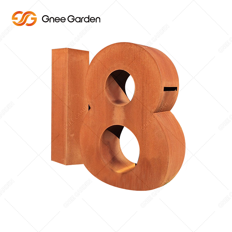 Custom Design Corten Steel Waterproof Letterbox