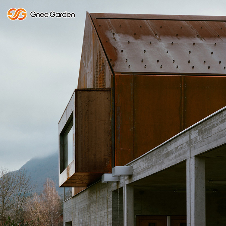 Corten Modern Exterior Wall Cladding