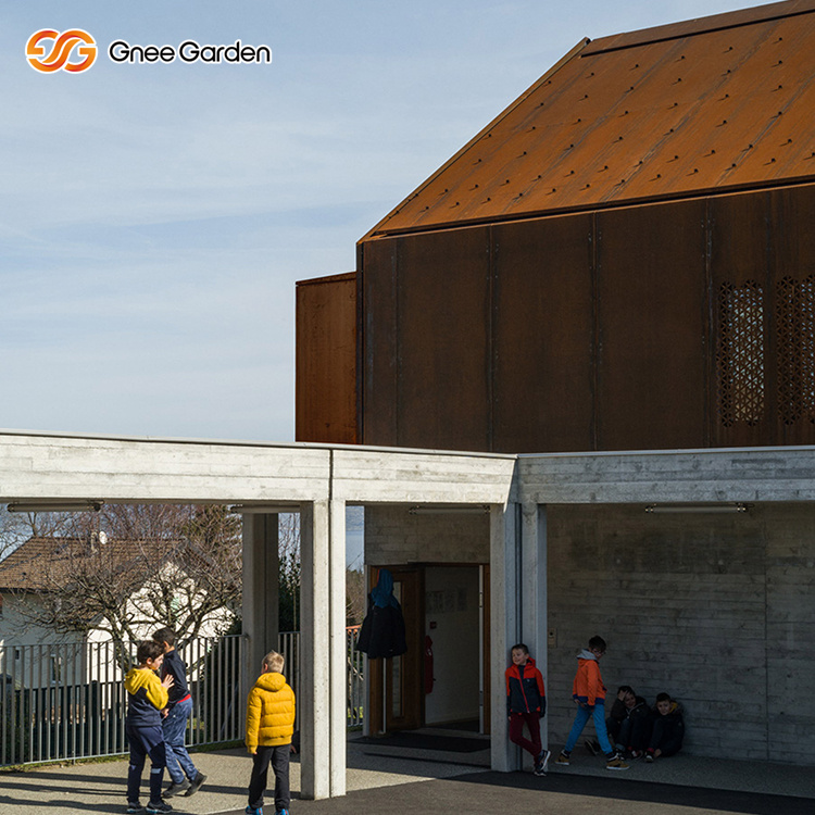 Corten Steel Exterior Wall Covering
