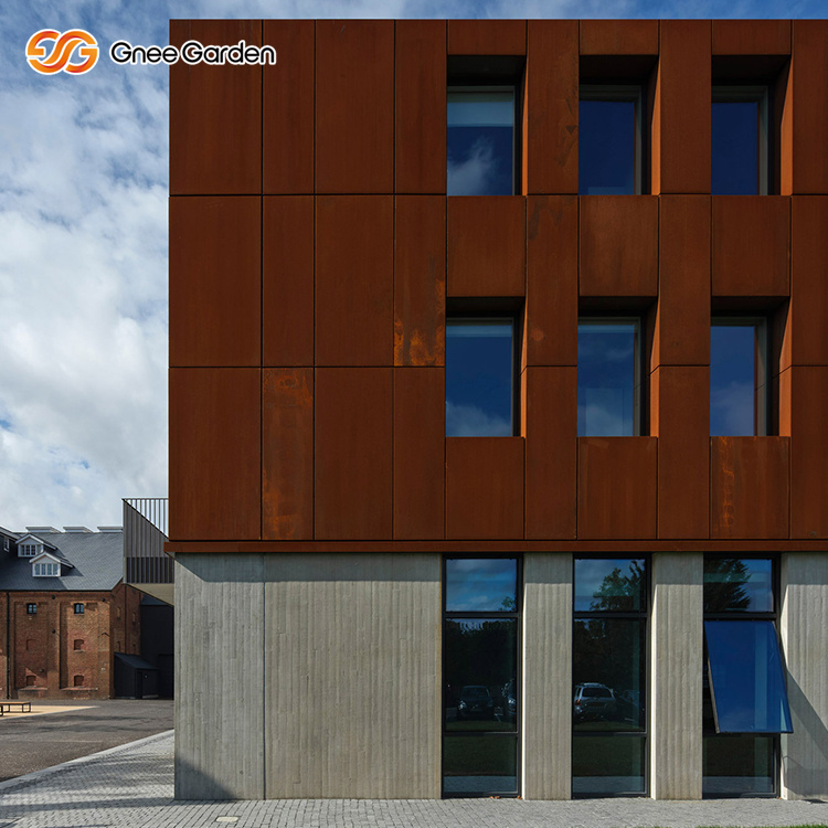 Weathering Steel Cladding Wall Panel
