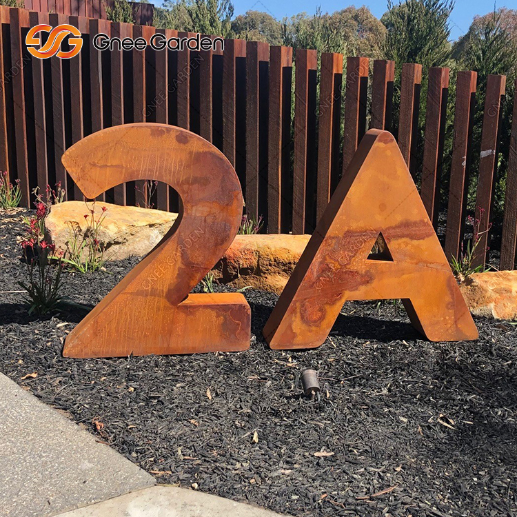 Waterproof Corten Steel Parcel Drop Box Letterbox