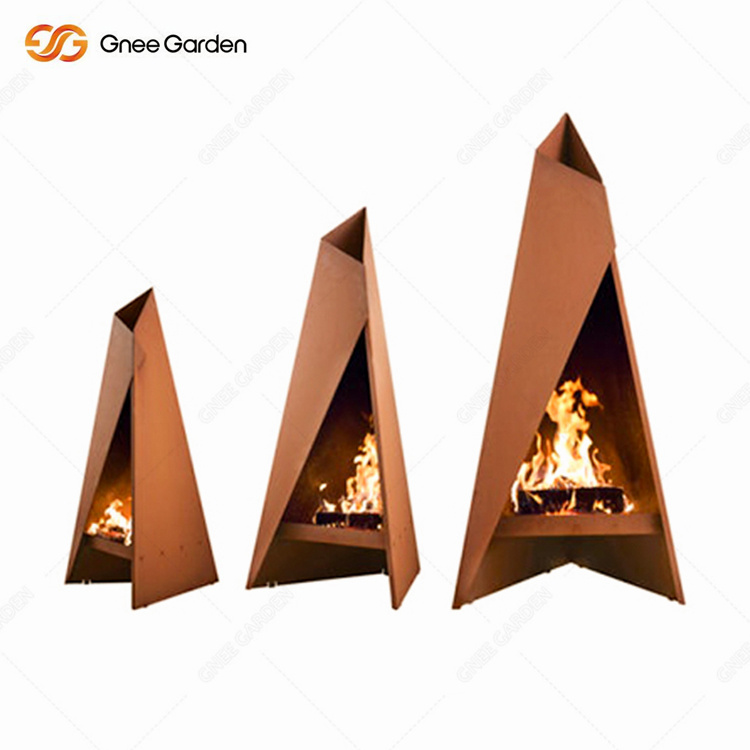 Corten Woodburning Stoves Outdoor Warming