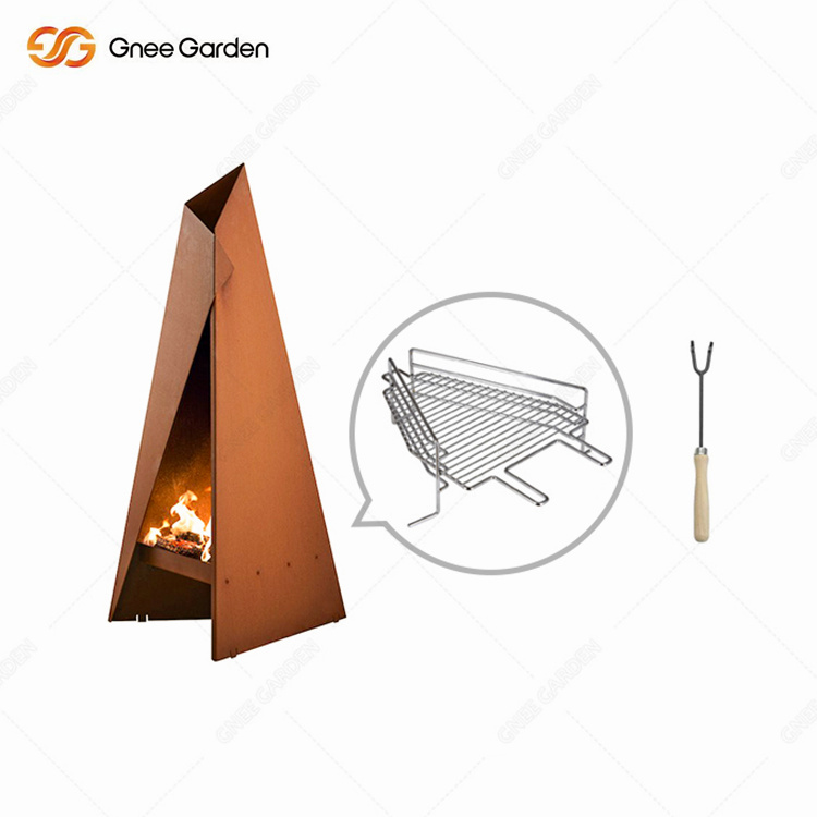Corten Steel Fire Stove