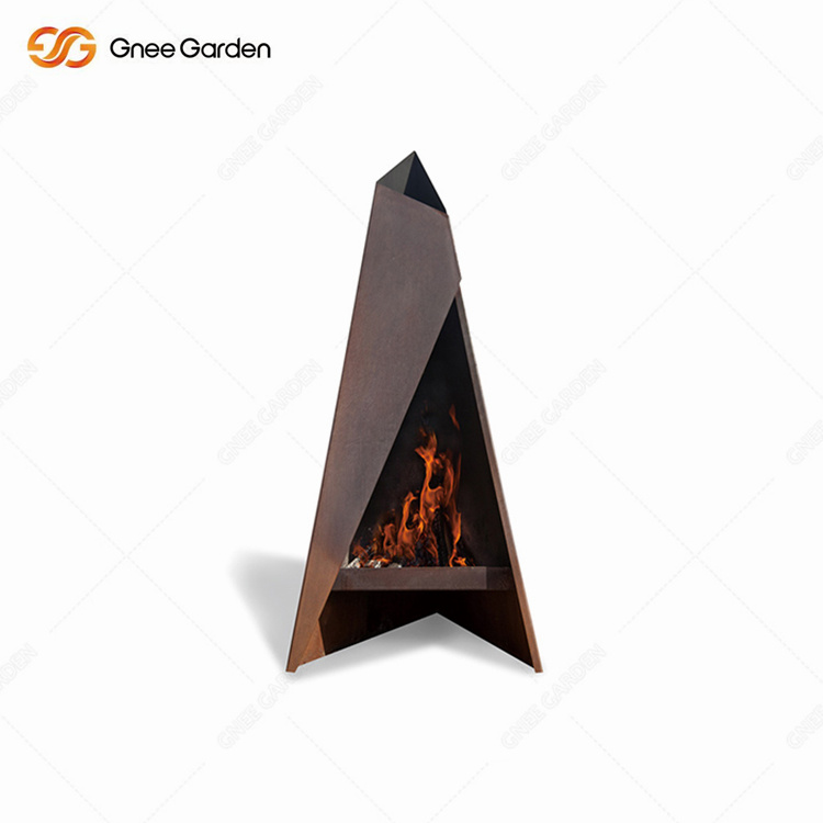 Corten Portable Fire Wood Stove