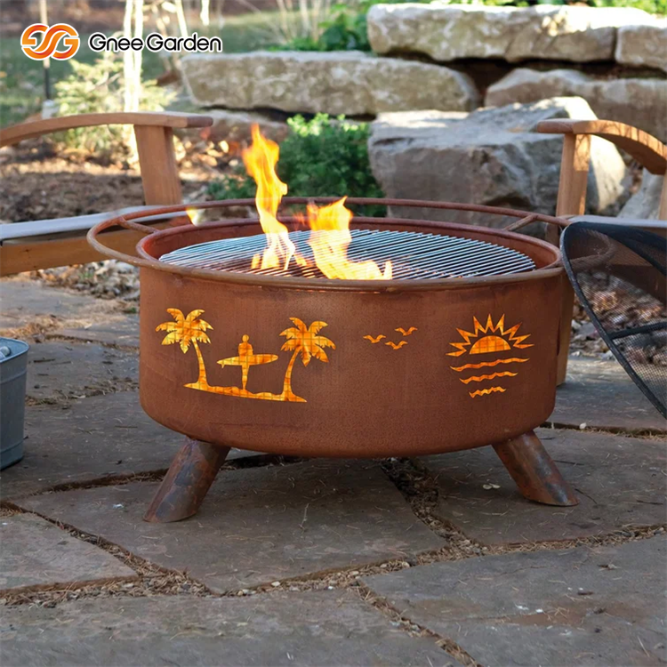 Outdoor Heater Corten Fire Pits