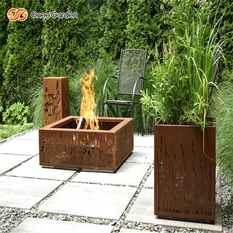 Rustic Corten Professional Fire Pit