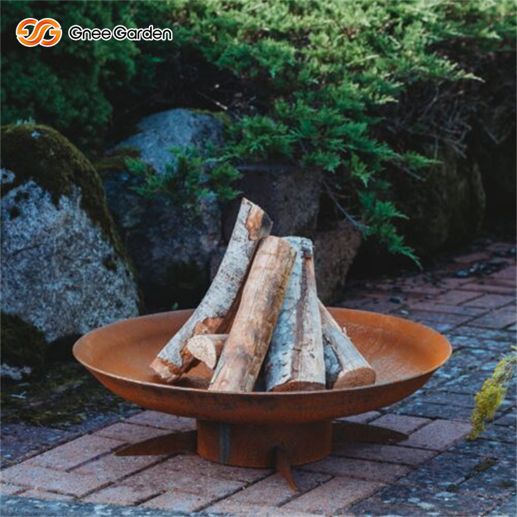 Corten Steel Bonfire Fire Pit