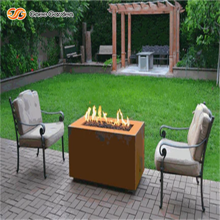 Weathering Steel Bowl Fire Pit