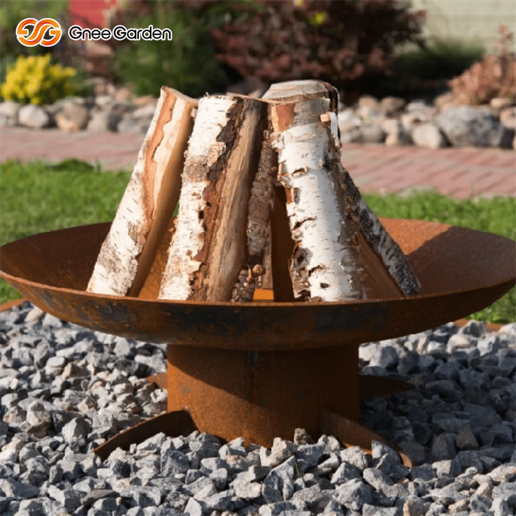 Corten Steel Natural Design Heating