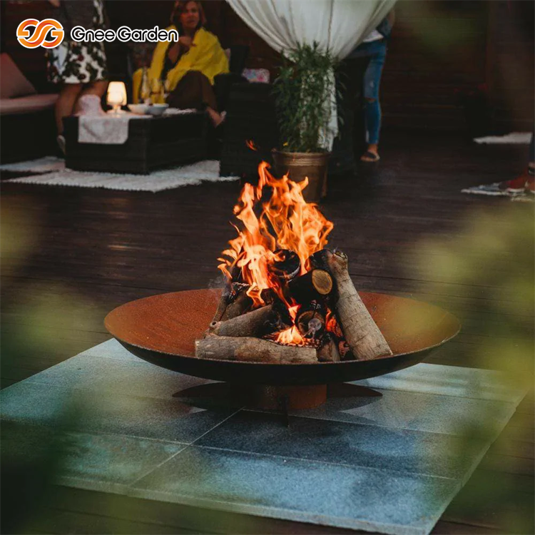 Weathering Steel Backyard Fire Pit