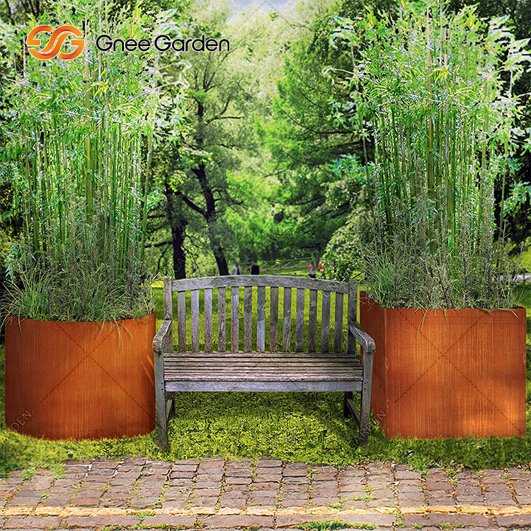 Corten Steel Garden Planter Pot